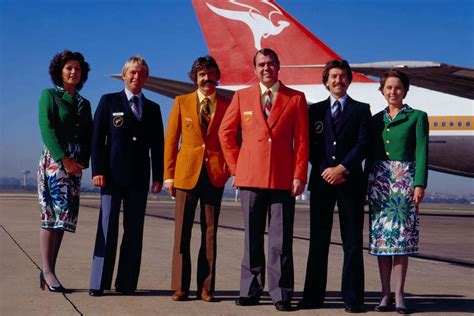 qantas uniforms over the years.